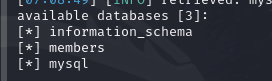 SQLMap 결과1